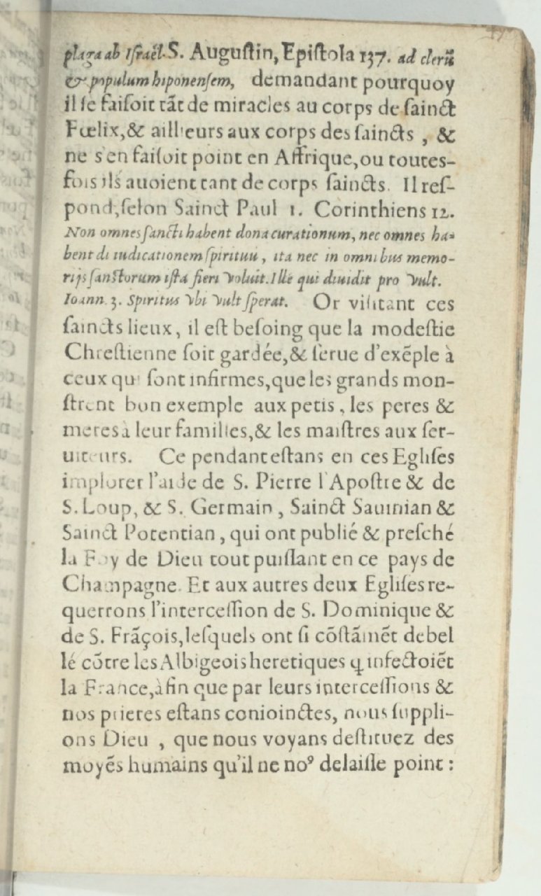1590 - Jean Moreau - Discours du jubilé tiré du Trésor spirituel de l’Église - BnF