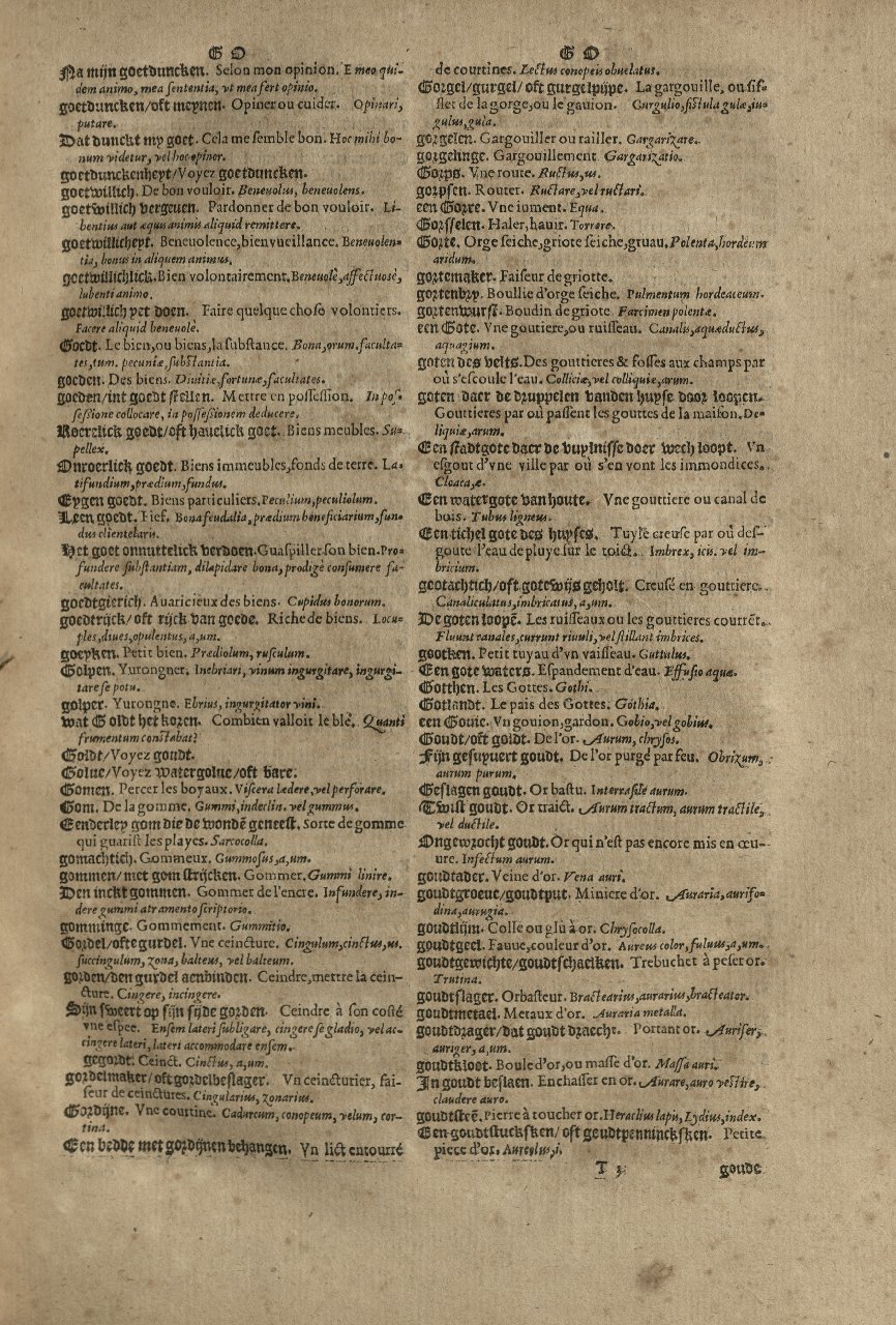 1573 - Christophe Plantin - Trésor du langage bas-allemand - Greifswald 1573 - Christophe Plantin - Trésor du langage bas-allemand - Greifswald