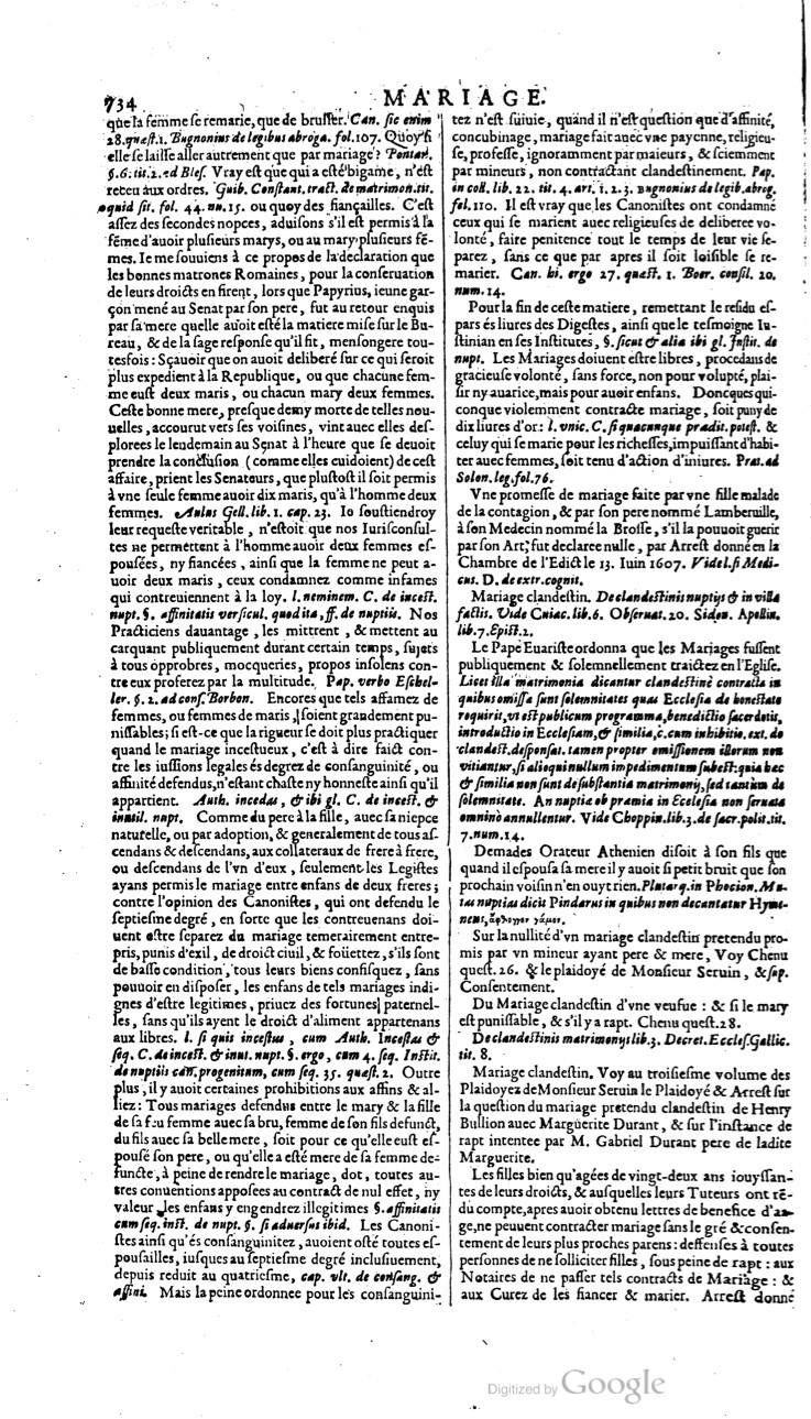 1629 - Veuve Nicolas Buon - Trésor du droit français (21754 T. 2) - BM Lyon