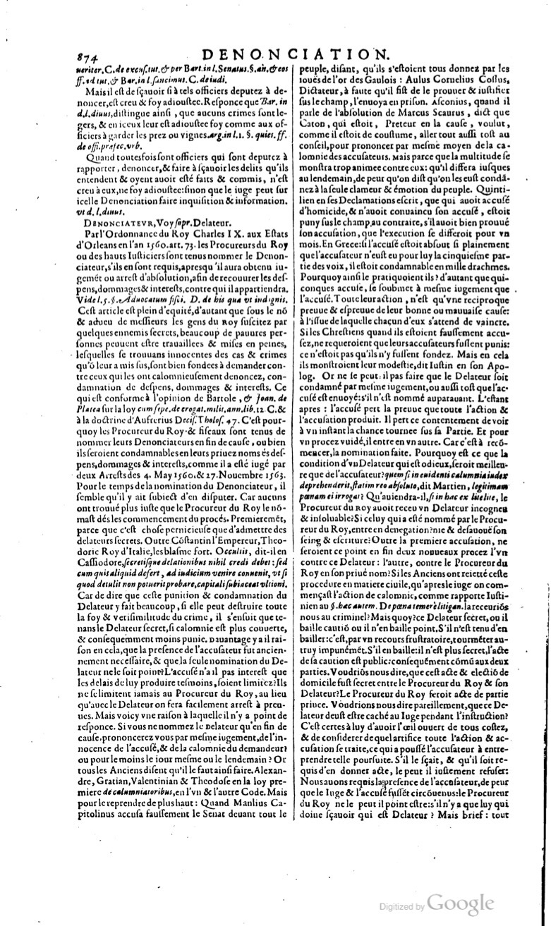 1629 - Veuve Nicolas Buon - Trésor du droit français (29620 T. 1) - BM Lyon