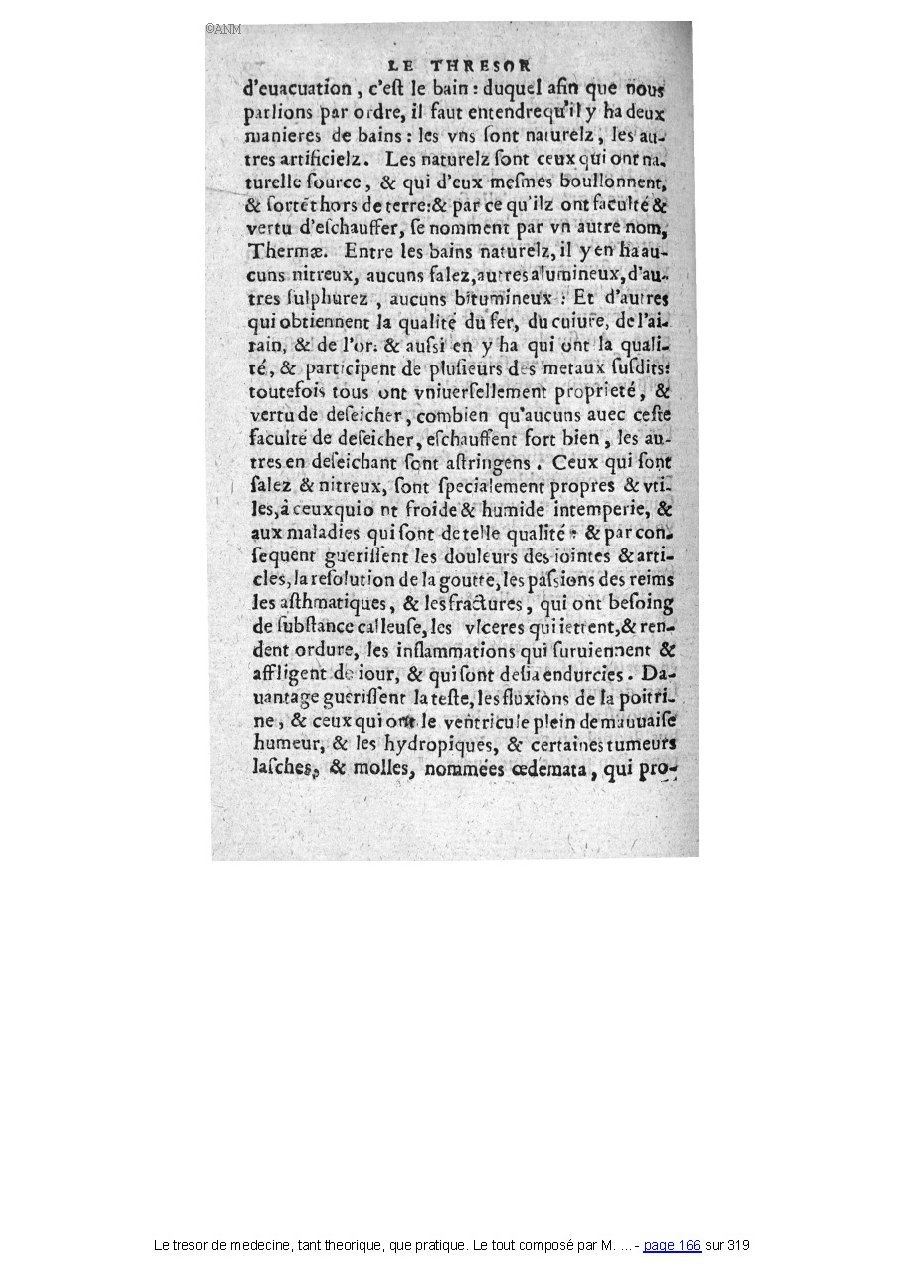 1560 - Pierre et Jan Moine - Trésor de médecine - Université Paris Cité