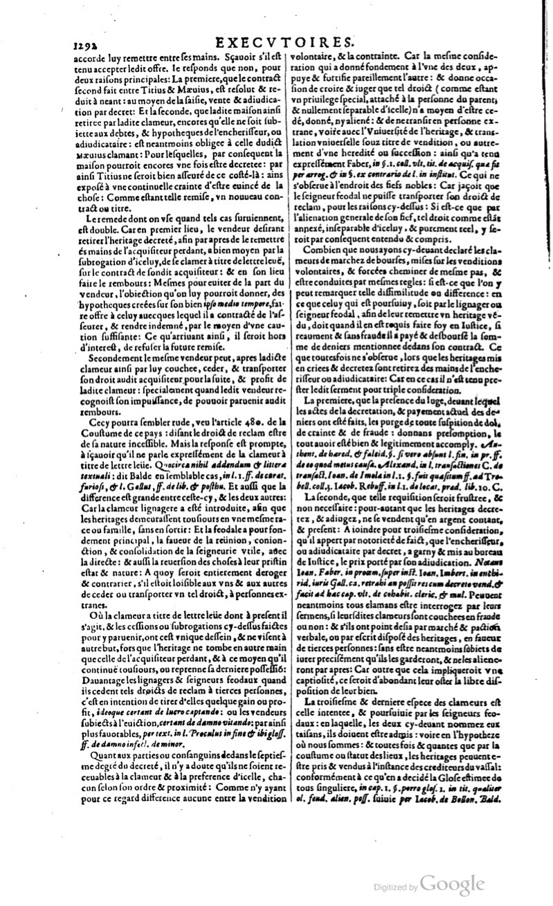 1629 - Veuve Nicolas Buon - Trésor du droit français (21754 T. 1) - BM Lyon 1629 - Veuve Nicolas Buon - Trésor du droit français (21754 T. 1) - BM Lyon