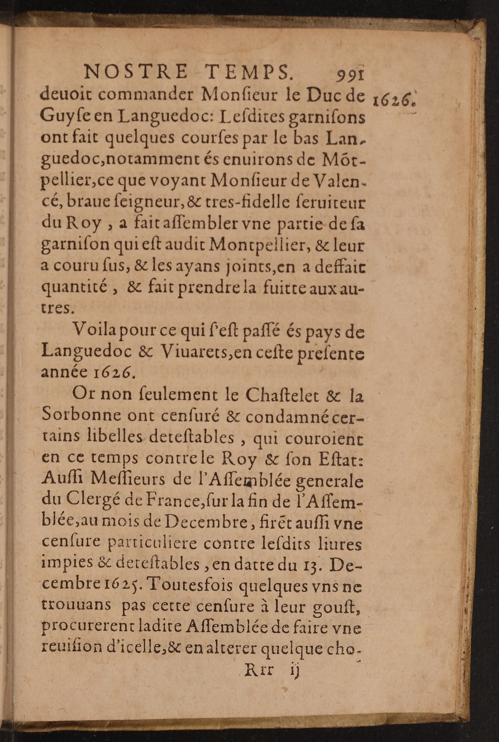 1626 - Joseph Bouillerot - Trésor de l’histoire générale de notre temps - BnF Arsenal