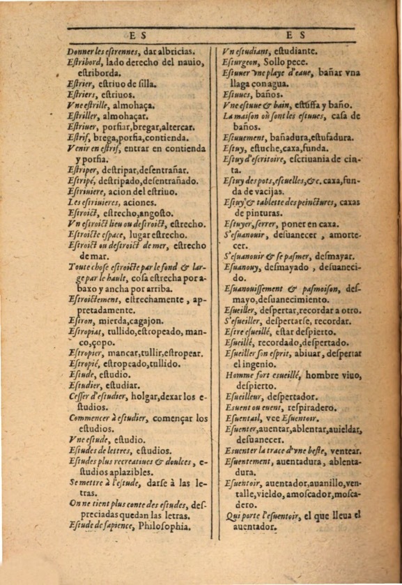 1607 - Marc Orry - Trésor des deux langues espagnole et française (Première et Seconde parties) - ÖNB Wien