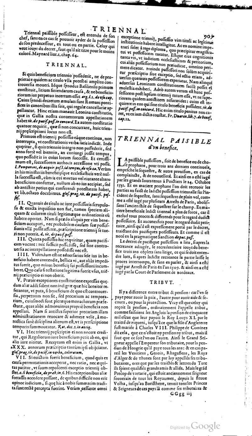 1629 - Veuve Nicolas Buon - Trésor du droit français (21754 T. 3) - BM Lyon