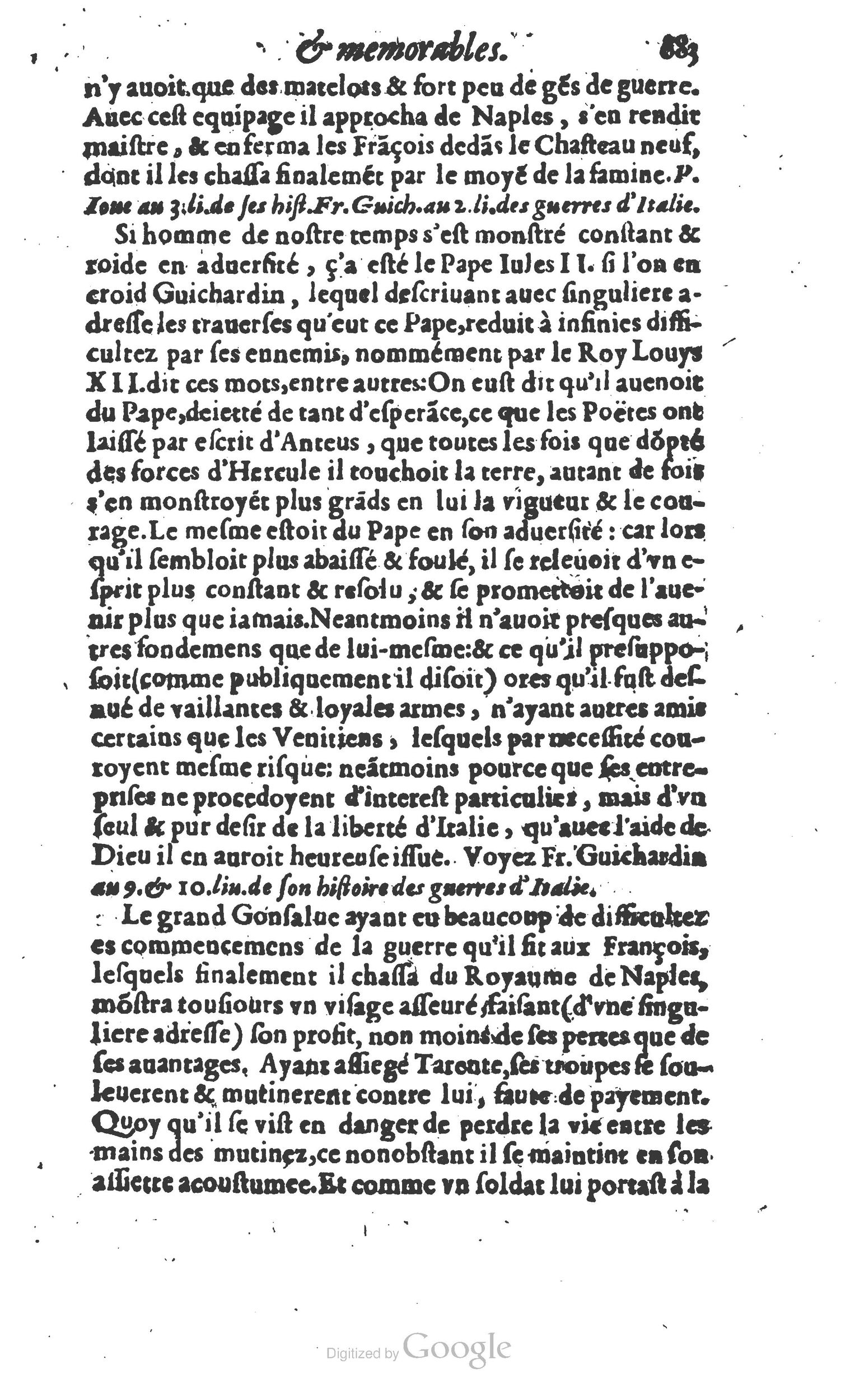 1610 - Paul Marceau - Trésor d’histoires admirables et mémorables - Princeton
