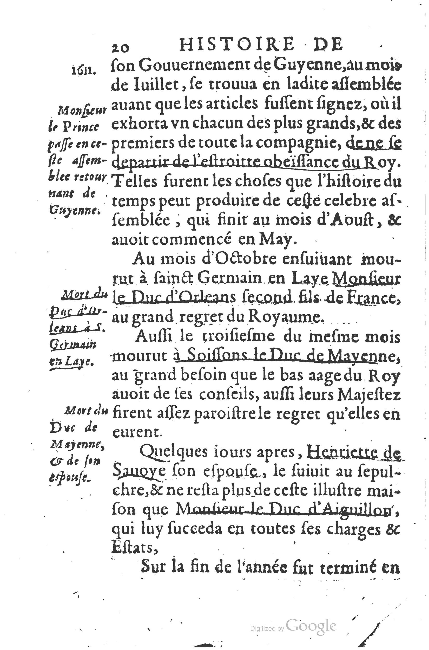 1626 - Joseph Bouillerot - Trésor de l’histoire générale de notre temps - BSB Munich
