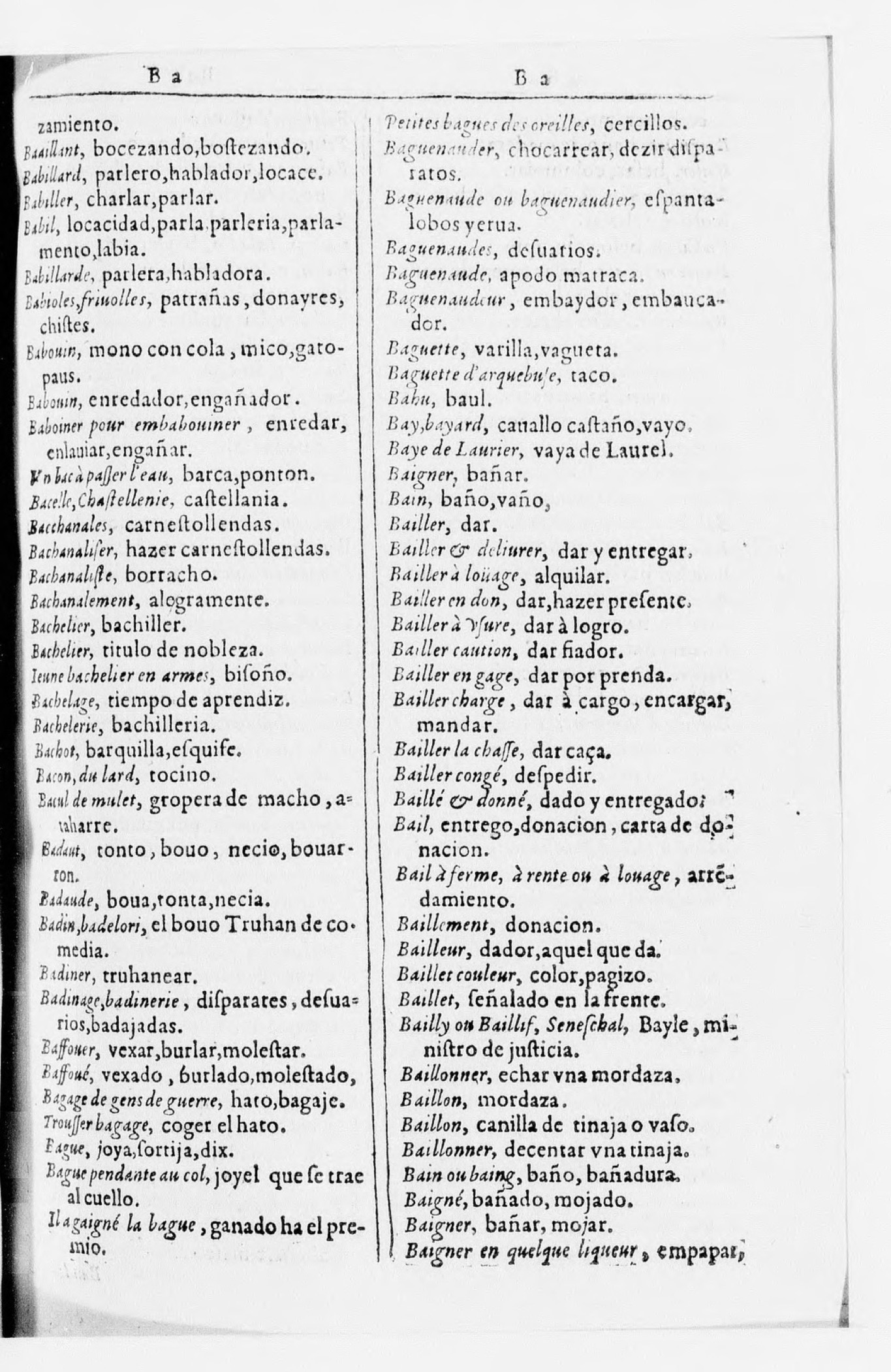1616 - Veuve Marc Orry - Trésor des deux langues espagnole et française (Seconde partie) - BnF 1616 - Veuve Marc Orry - Trésor des deux langues espagnole et française (Seconde partie) - BnF