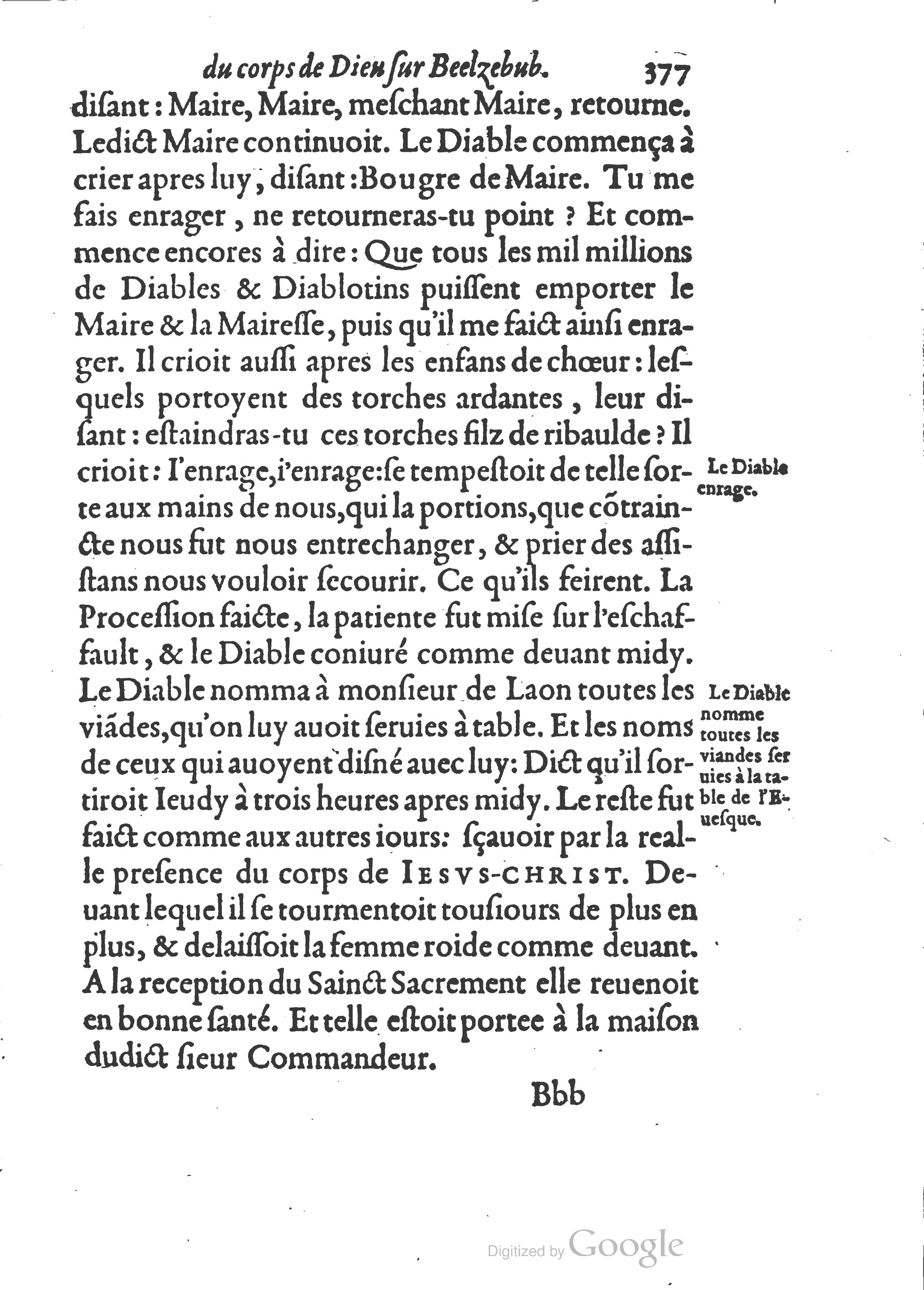 1578 - Nicolas Chesneau - Trésor et entière histoire de la triomphante victoire du corps de Dieu sur l’esprit malin - British Library 1578 - Nicolas Chesneau - Trésor et entière histoire de la triomphante victoire du corps de Dieu sur l’esprit malin - British Library
