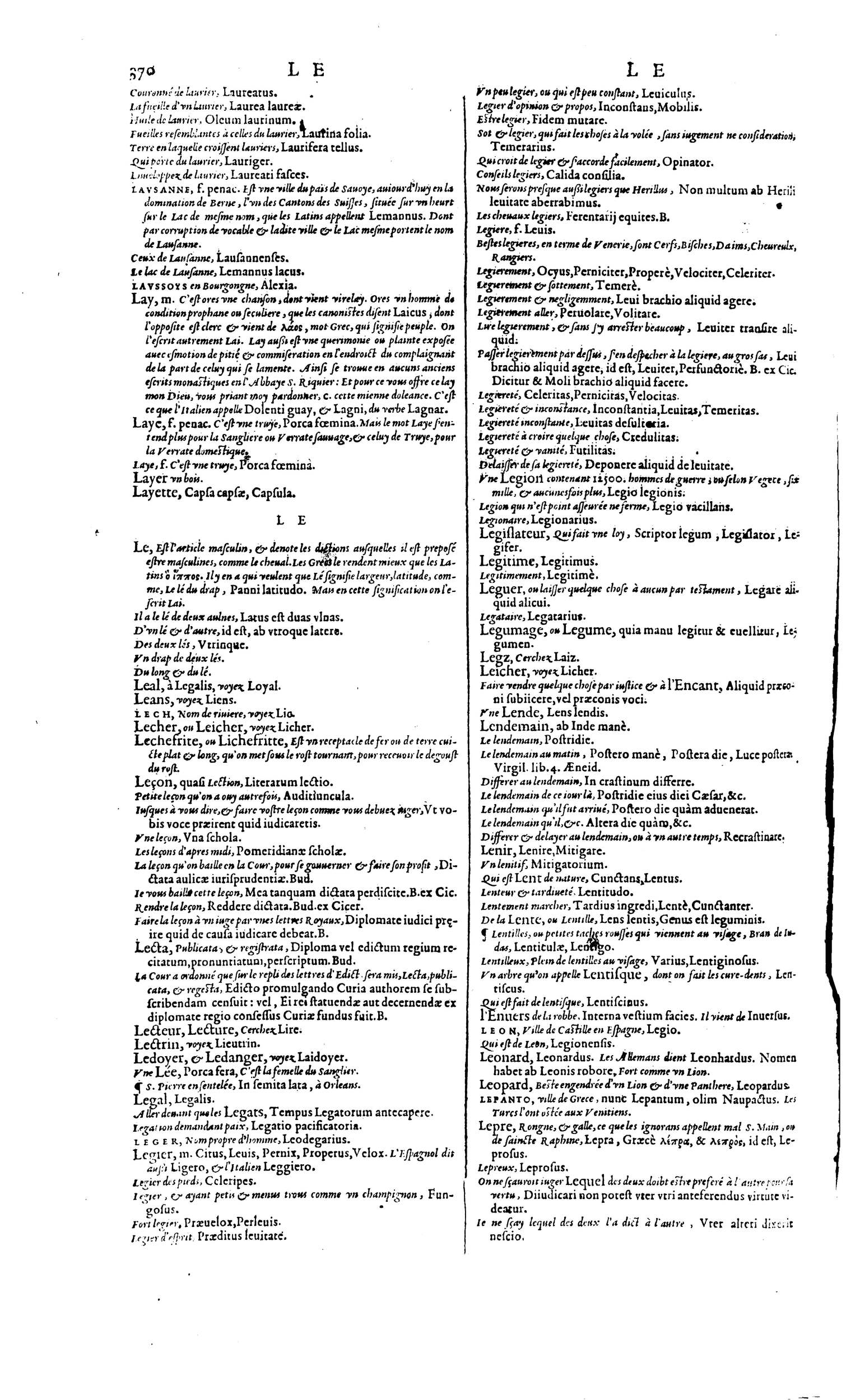 1606 - David Douceur - Trésor de la langue française - BM Lyon 1606 - David Douceur - Trésor de la langue française - BM Lyon