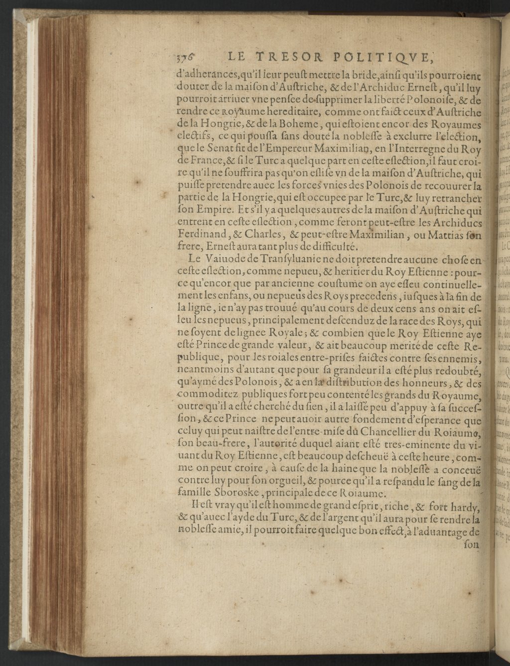 1608 - Nicolas Du Fossé - Trésor politique - BnF Tolbiac