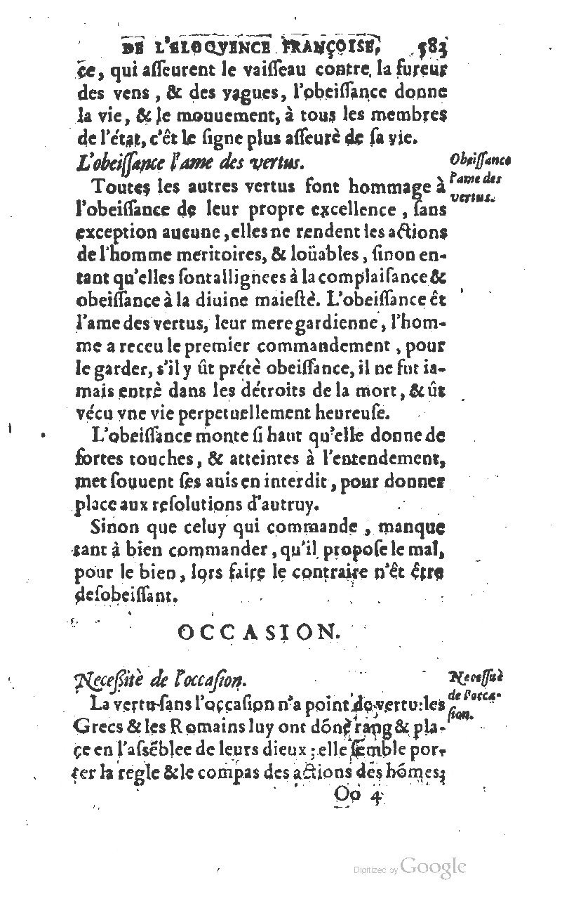 1610 - Louis Coste - Trésor de l’éloquence française (Seconde partie) - BM Lyon
