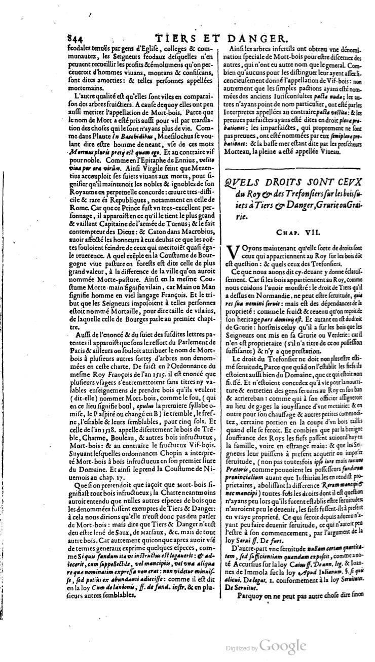 1629 - Veuve Nicolas Buon - Trésor du droit français (21754 T. 3) - BM Lyon 1629 - Veuve Nicolas Buon - Trésor du droit français (21754 T. 3) - BM Lyon