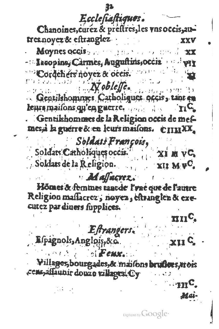 1581 - s.n. - Secret des trésors de France (Livre II) - BSB Munich