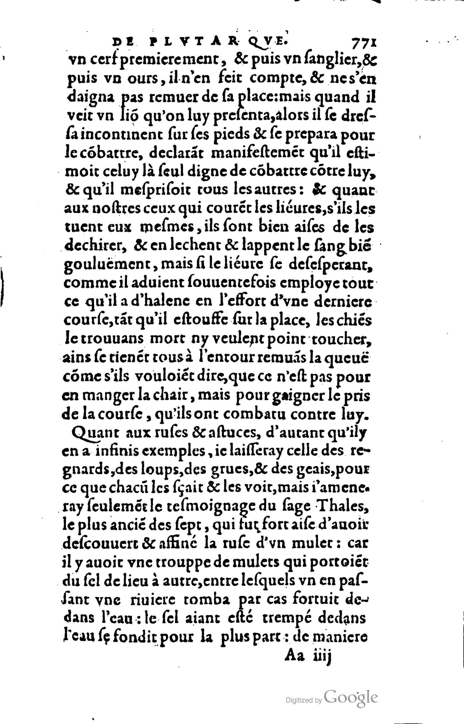 1578 - Jean Poupy - Trésor des morales de Plutarque - BSB Munich