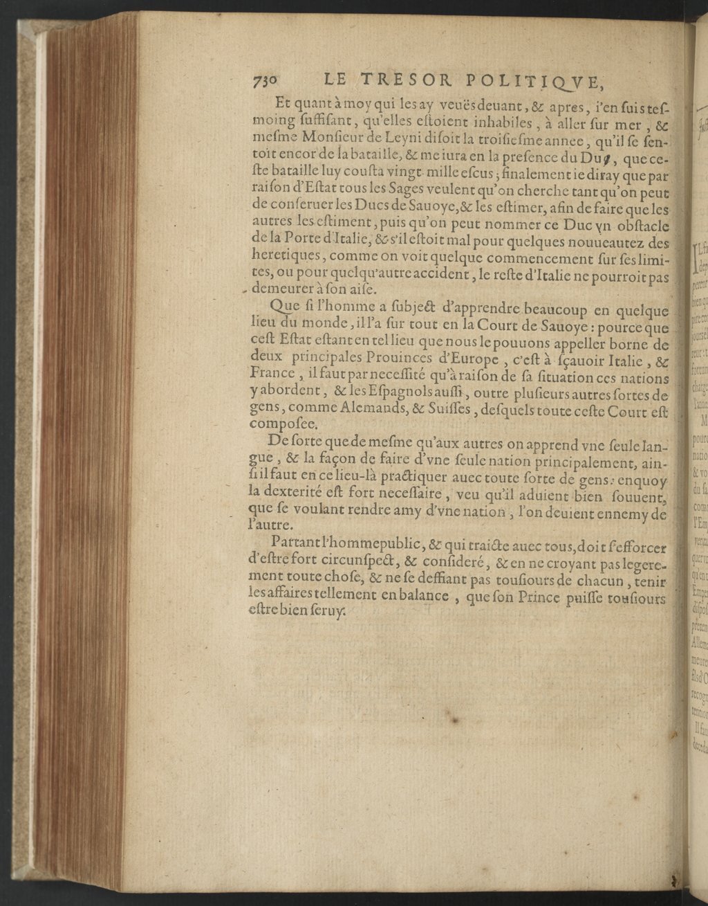 1608 - Nicolas Du Fossé - Trésor politique - BnF Tolbiac