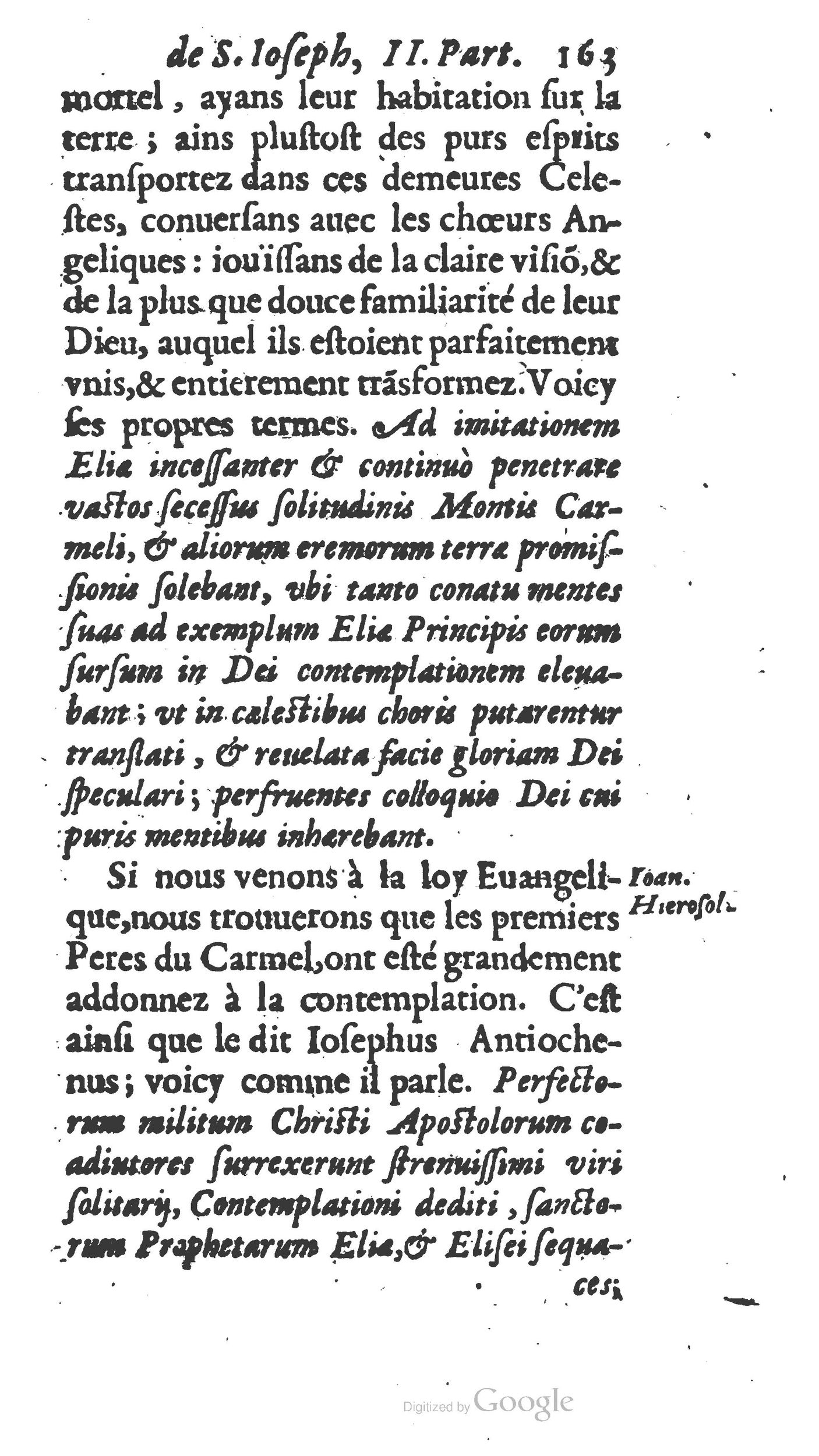1654 - Antoine Jullieron - Trésor inestimable de Saint-Joseph - BM Lyon