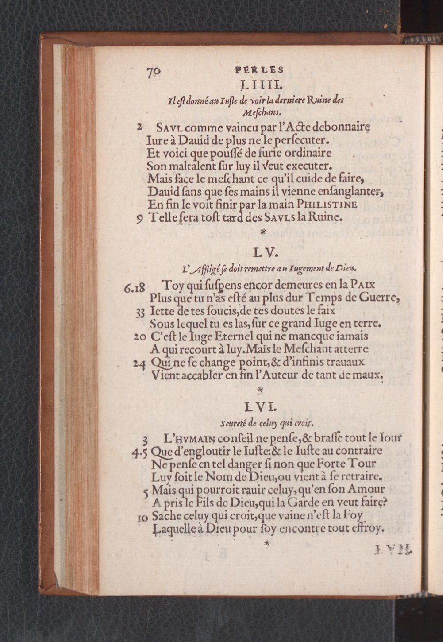 1577 - Jean de Laon - Trésor des 150 psaumes de David - Genève