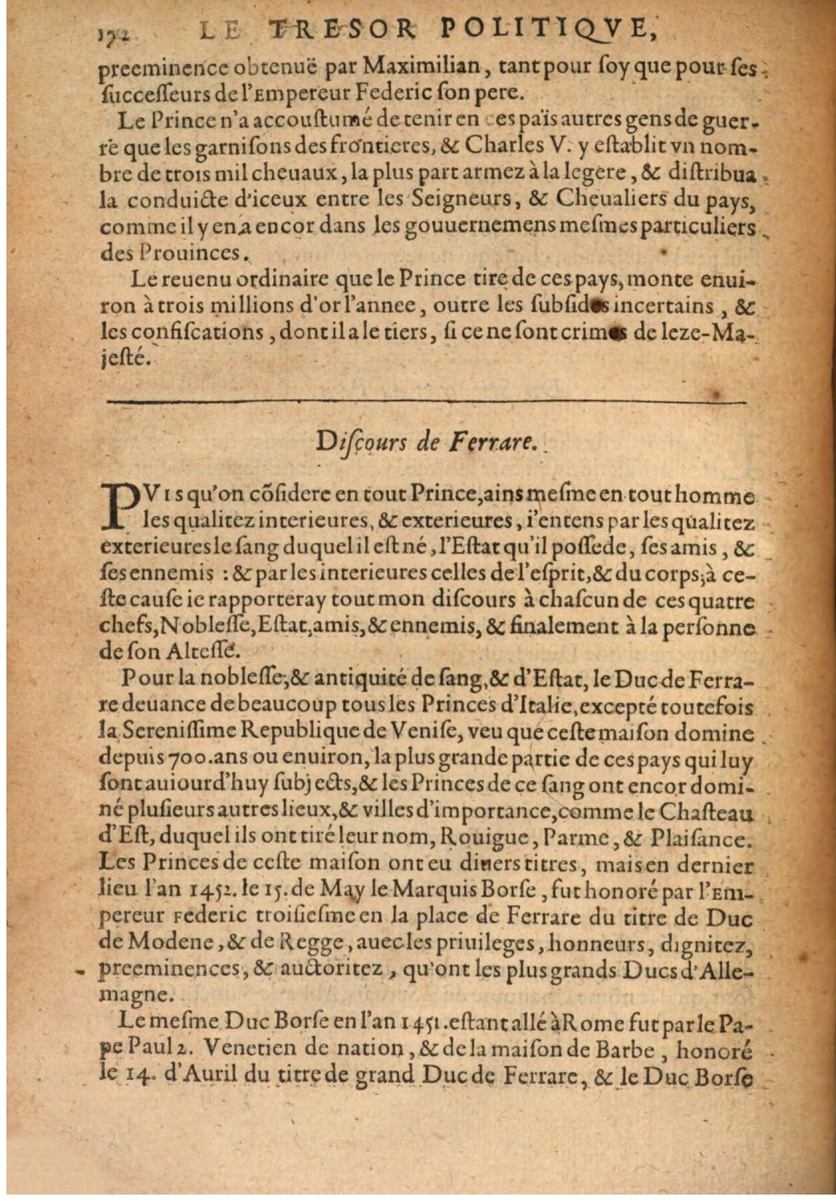 1608 - Pierre Chevalier - Trésor politique - BSB Munich