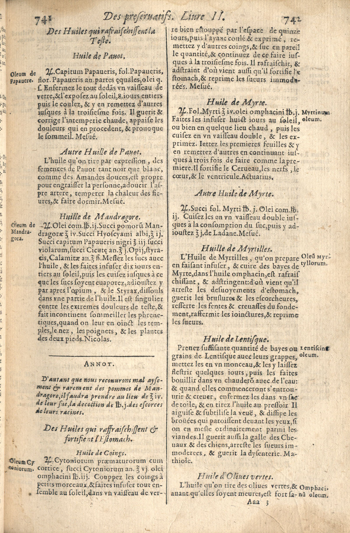 1610 - Étienne Gamonet - Grand Trésor ou dispensaire - CESR Tours
