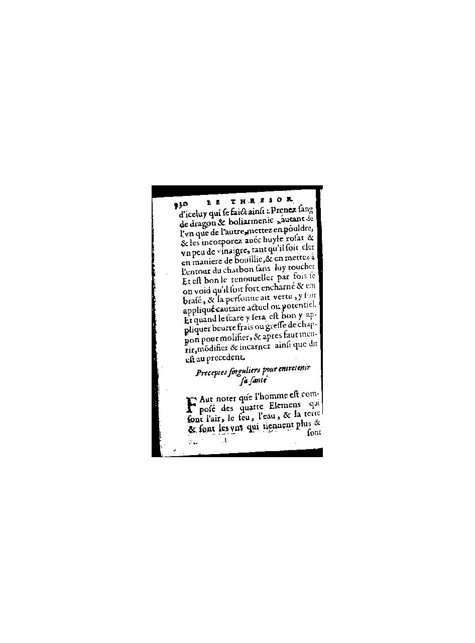 1578 - Benoît Rigaud - Trésor de médecine tant théorique que pratique - BnF