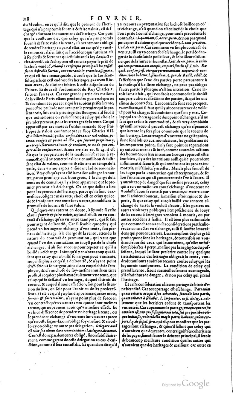 1629 - Veuve Nicolas Buon - Trésor du droit français (29620 T. 2) - BM Lyon