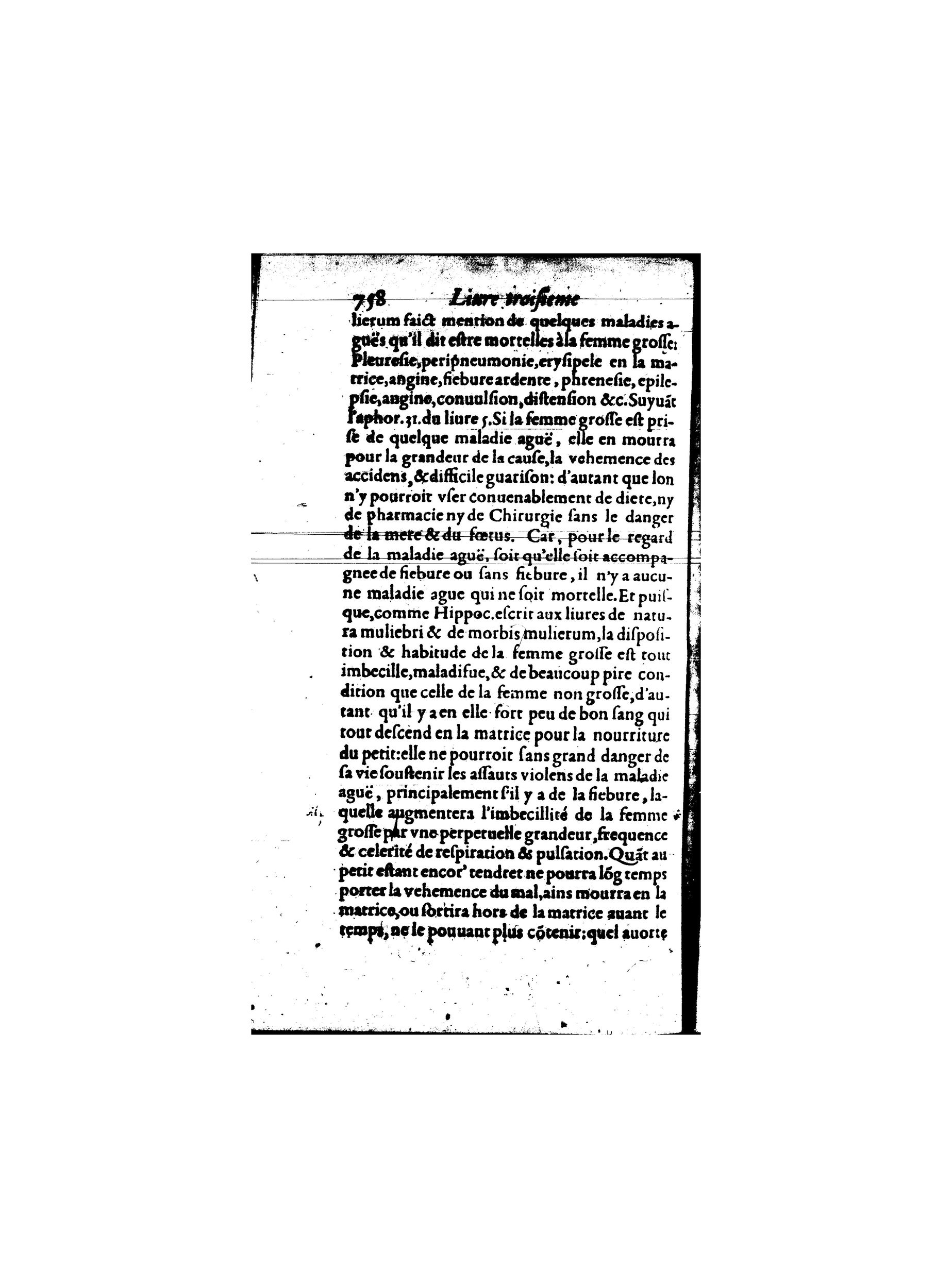 1587 - Jacques du Puis - Trésor des remèdes secrets pour les maladies des femmes - BnF