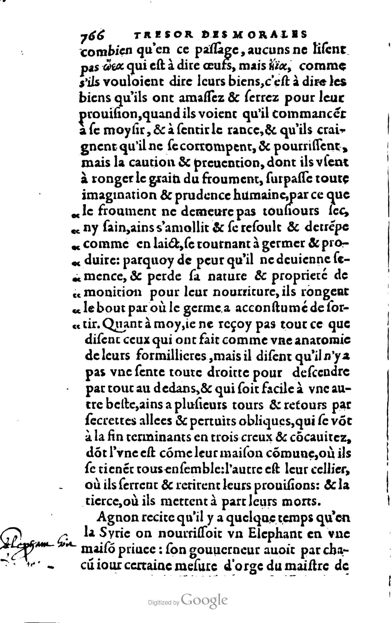 1578 - Jean Poupy - Trésor des morales de Plutarque - BSB Munich