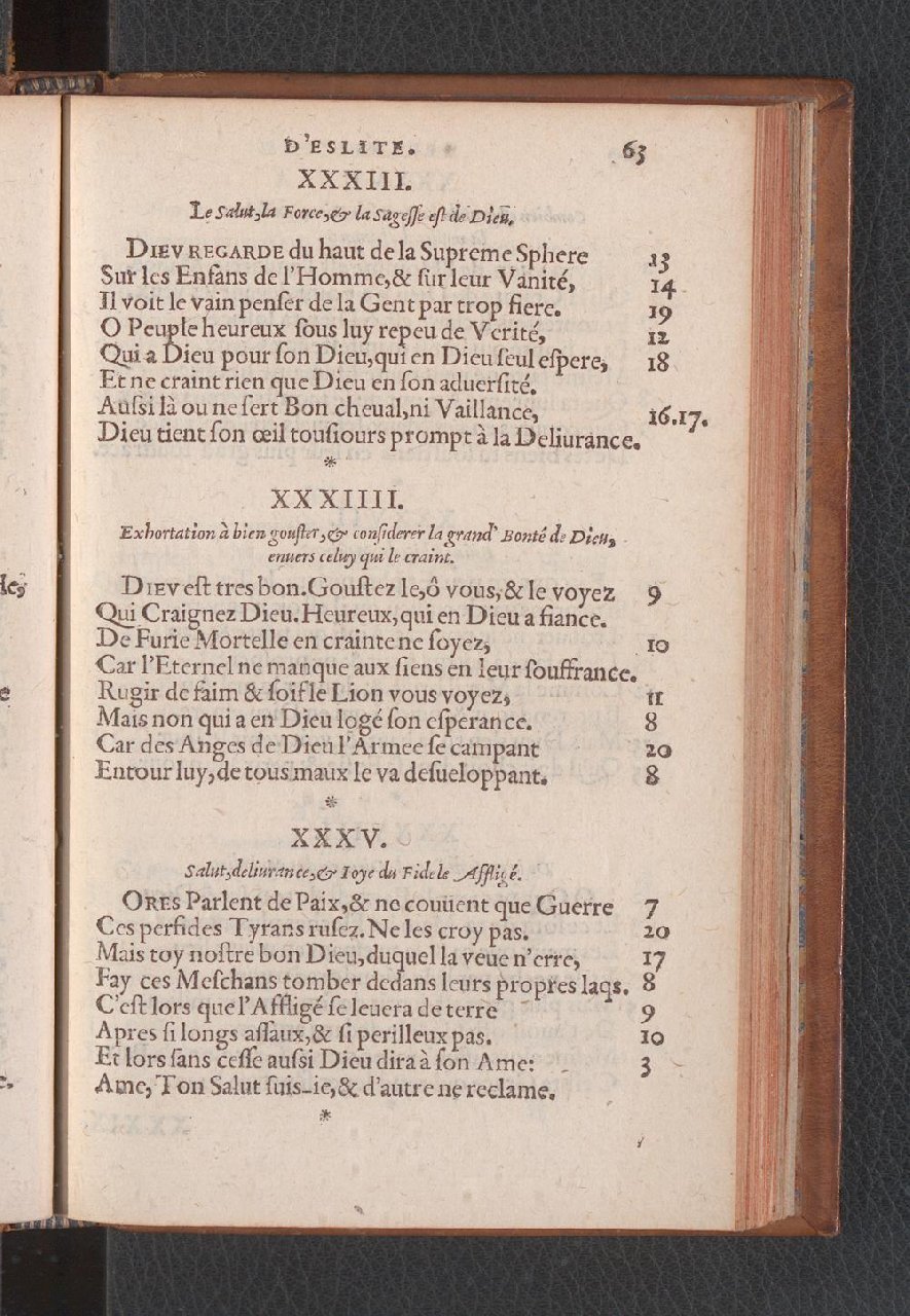 1577 - Jean de Laon - Trésor des 150 psaumes de David - Genève