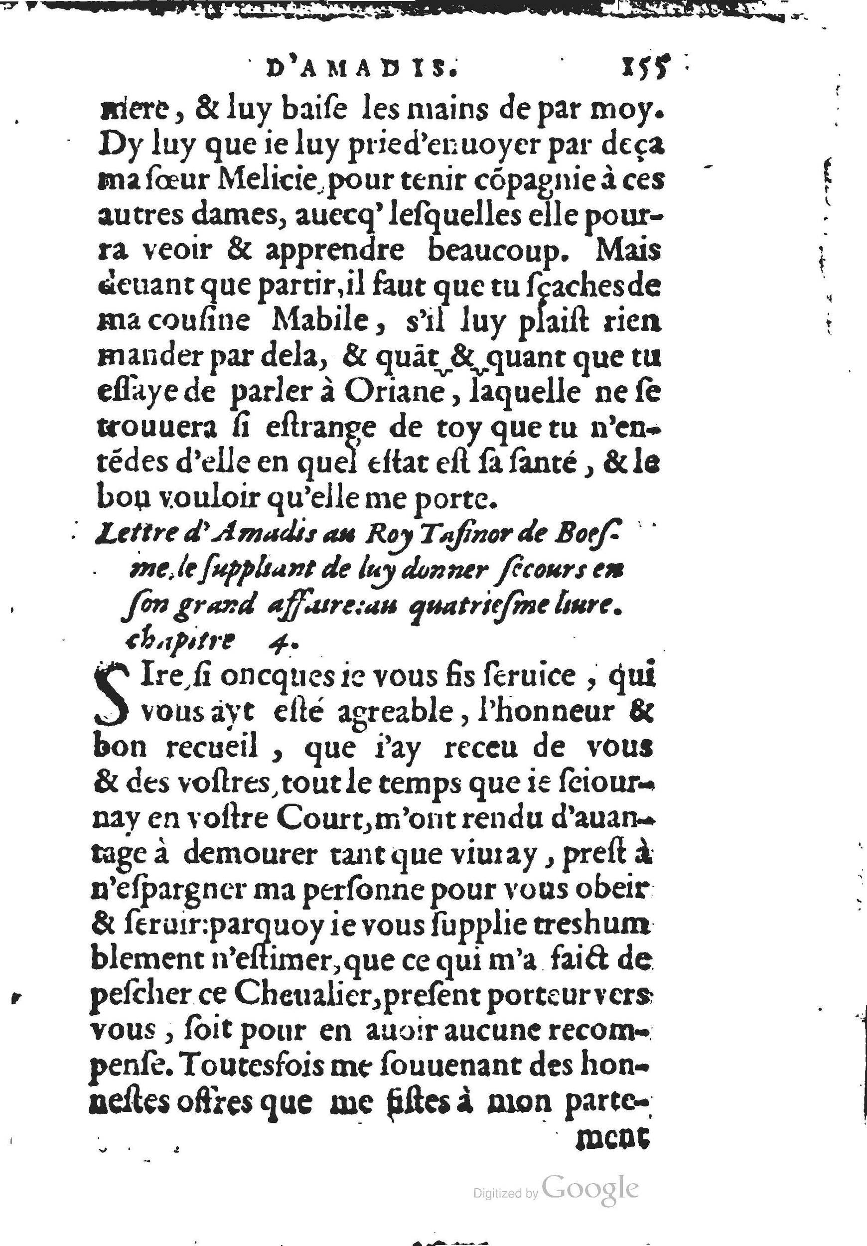 1560 - Jean d’Ogerolles et Gabriel Cotier Lyon - Trésor des Amadis - BSB Munich