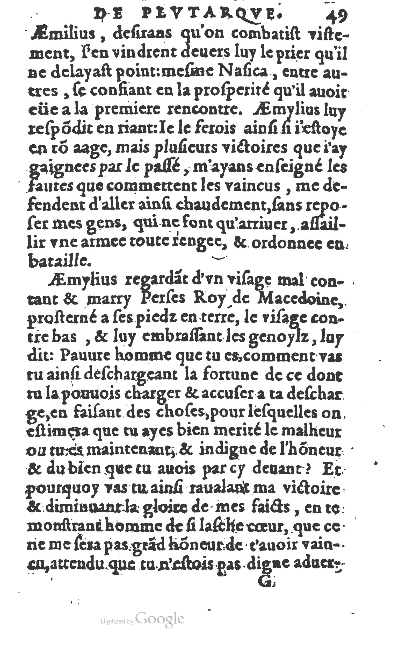 1577 - Claude Micard - Trésor des vies de Plutarque - BSB Munich