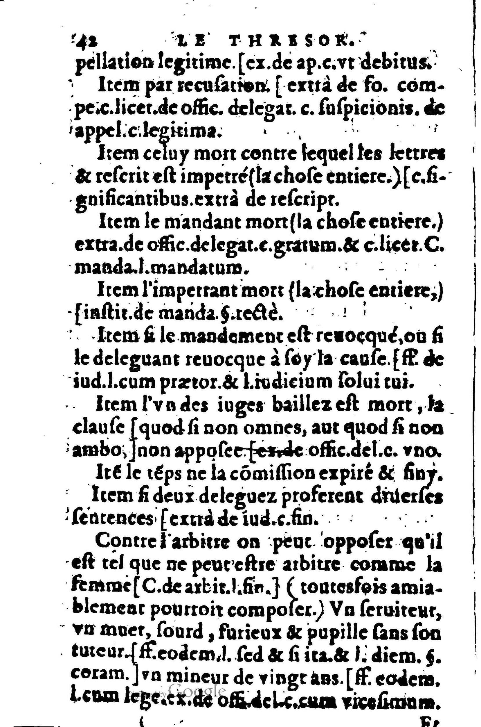 1605 - Pierre Rigaud - Trésor de pratique pour les juges - BM Lyon 1605 - Pierre Rigaud - Trésor de pratique pour les juges - BM Lyon