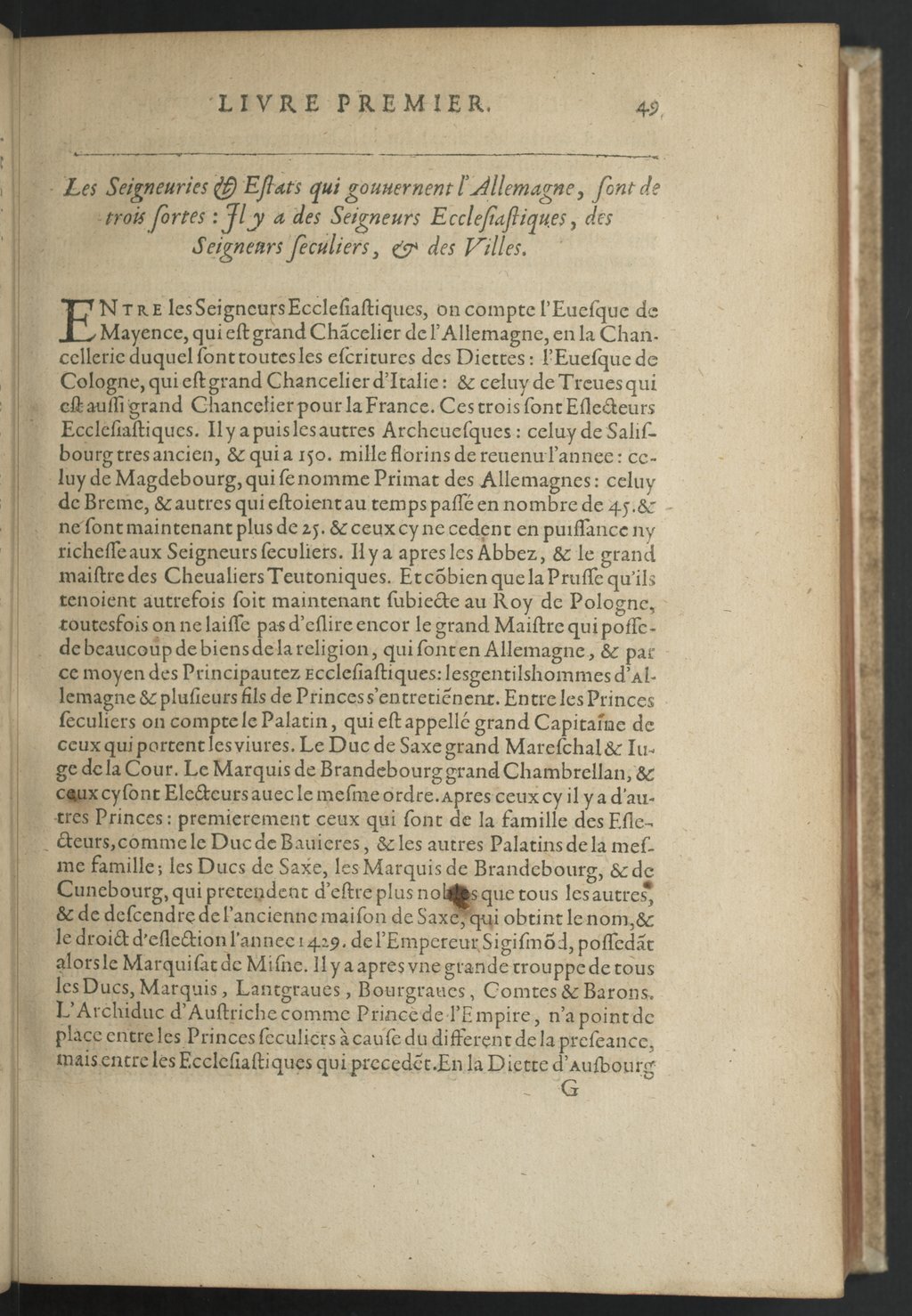 1608 - Nicolas Du Fossé - Trésor politique - BnF Tolbiac