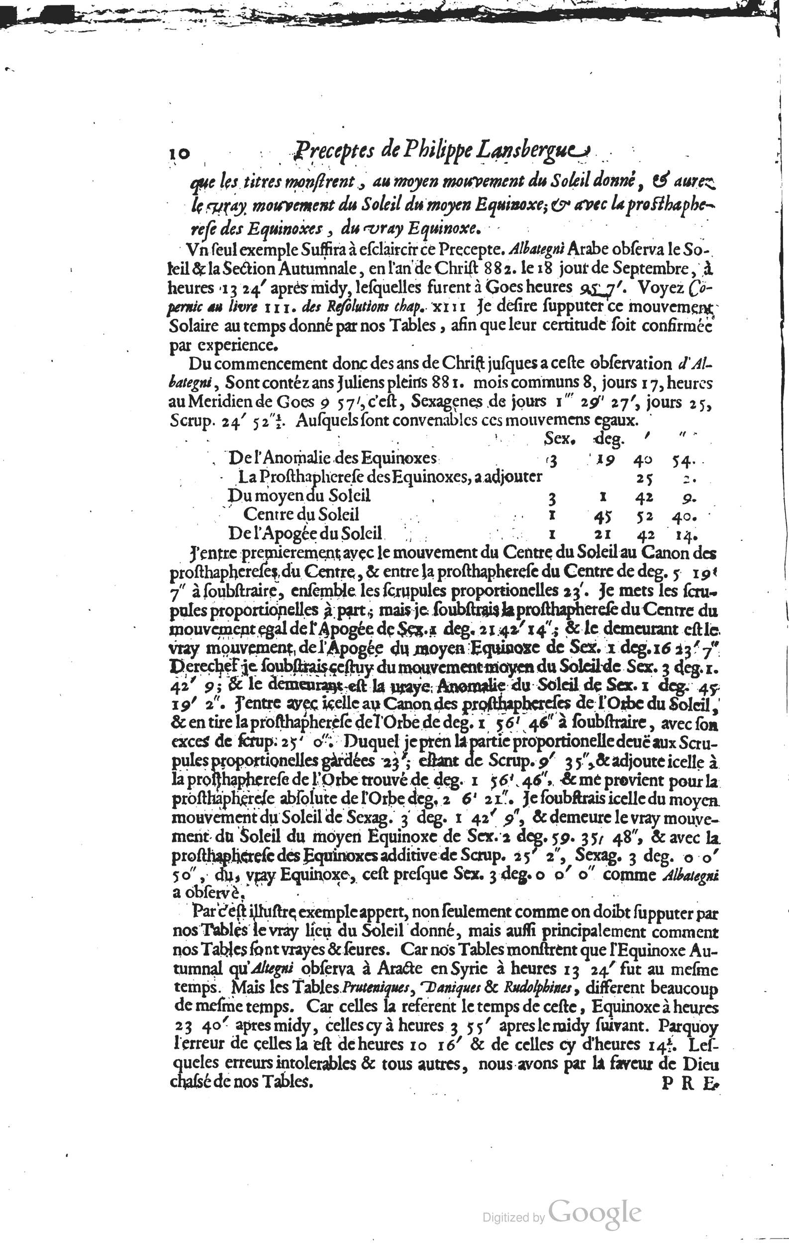 1634 - Zacharie Roman - Les Tables perpétuelles - Universiteit Leiden