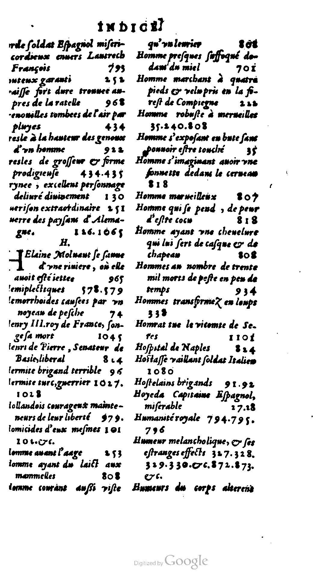 1620 - Samuel Crespin - Trésor d’histoires admirables et mémorables - BCU Lausanne