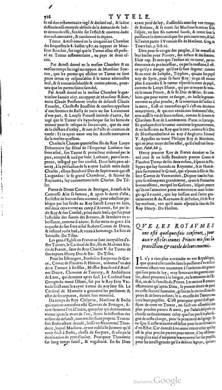 1629 - Veuve Nicolas Buon - Trésor du droit français (21754 T. 3) - BM Lyon