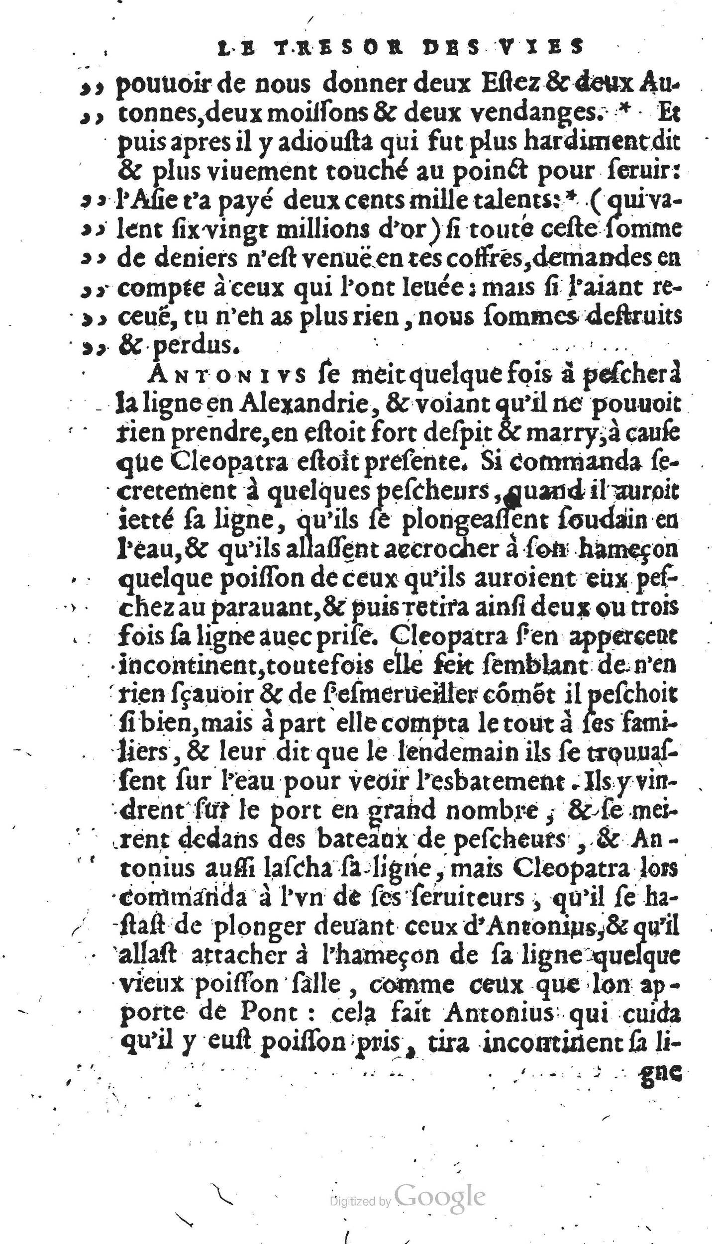 1567 - Willem Silvius - Trésor des vies de Plutarque - Anvers Musée Plantin-Moretus