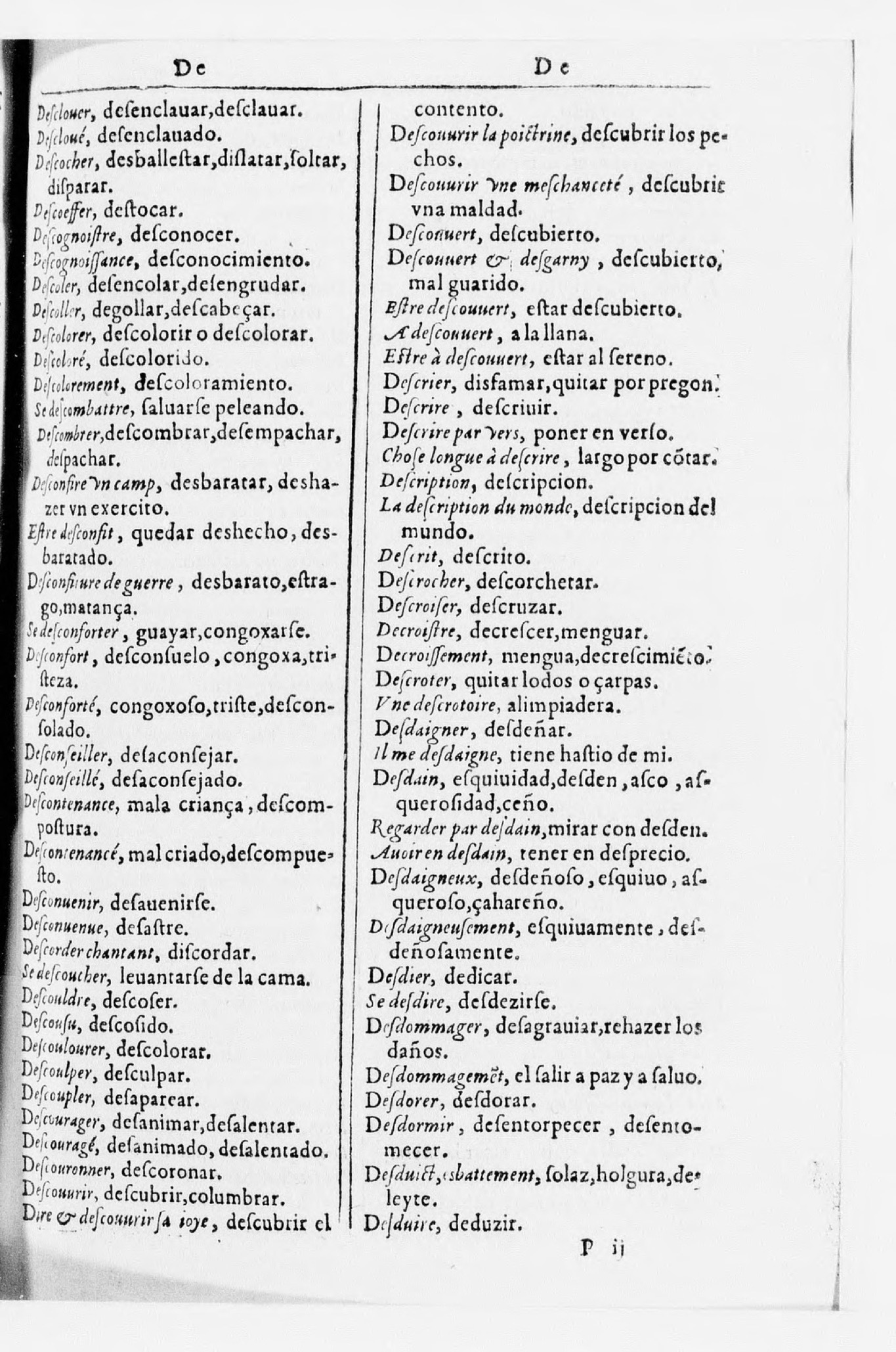 1616 - Veuve Marc Orry - Trésor des deux langues espagnole et française (Seconde partie) - BnF 1616 - Veuve Marc Orry - Trésor des deux langues espagnole et française (Seconde partie) - BnF