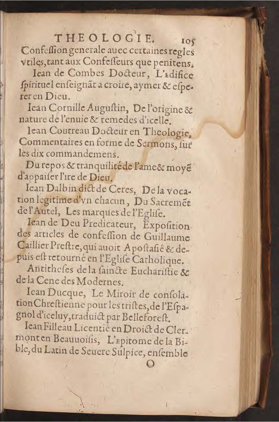 1602 - François Jacquin - Trésor des bons esprits français - BnF Arsenal