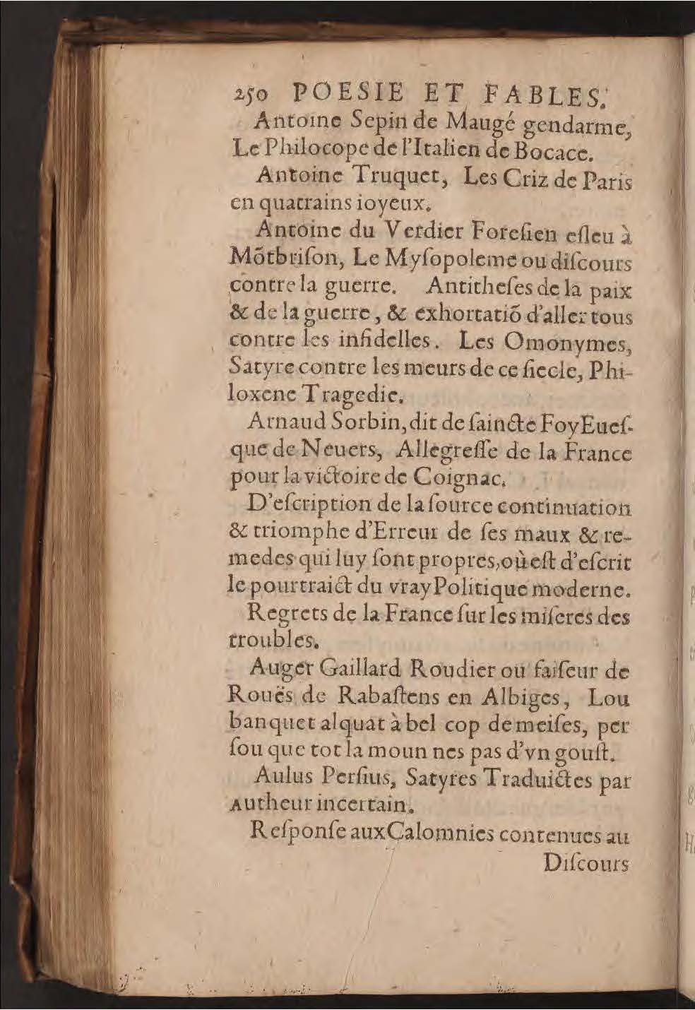 1602 - François Jacquin - Trésor des bons esprits français - BnF Arsenal
