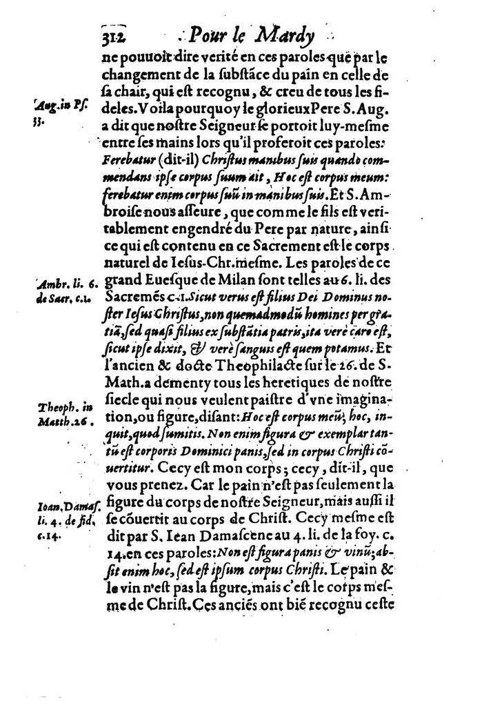 1607 - Nicolas Du Fossé - Trésor quadragésimal - T 02 - BM Lyon 1607 - Nicolas Du Fossé - Trésor quadragésimal - T 02 - BM Lyon