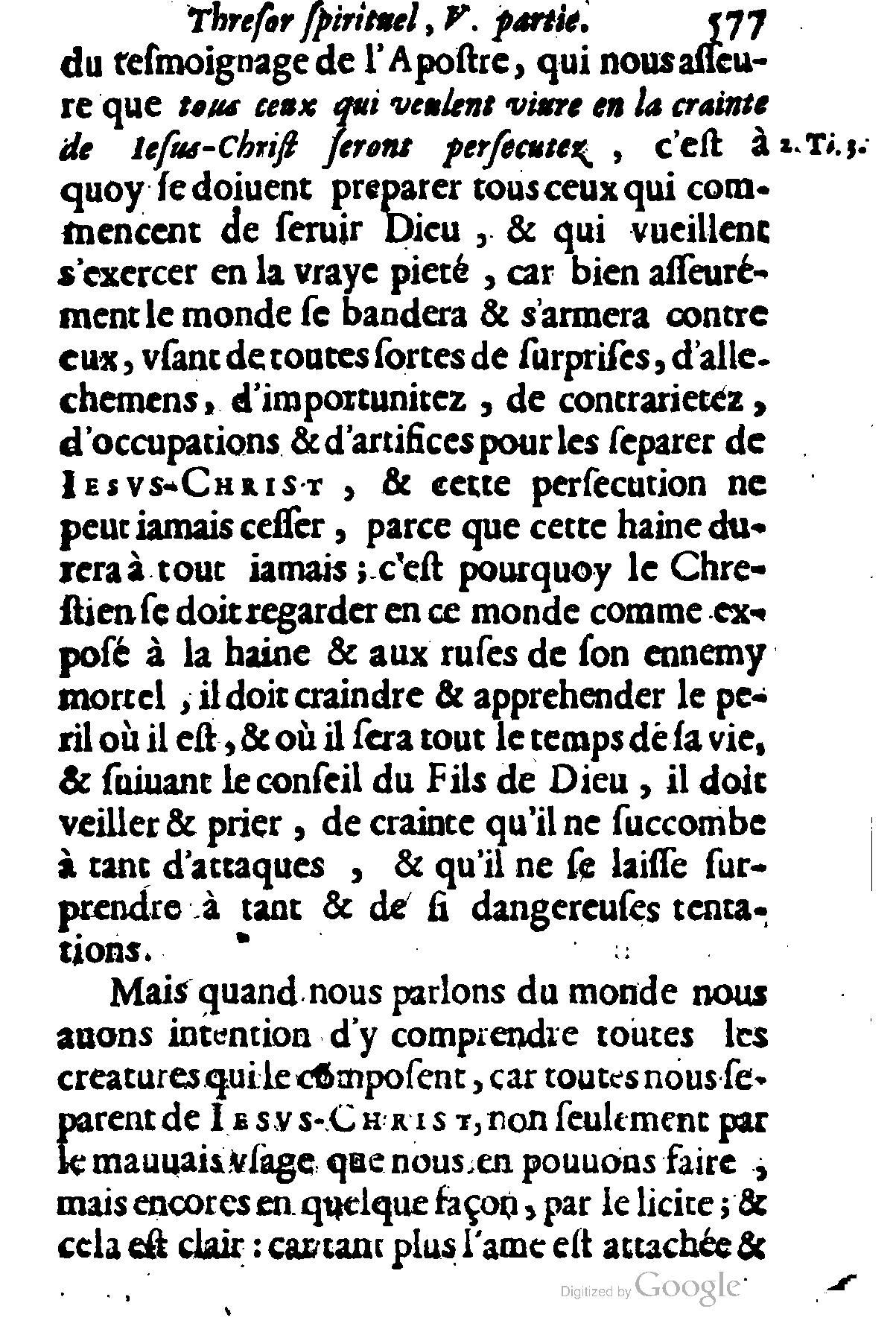 1635 - Sébastien Huré - Trésor spirituel contenant les obligations - BM Lyon