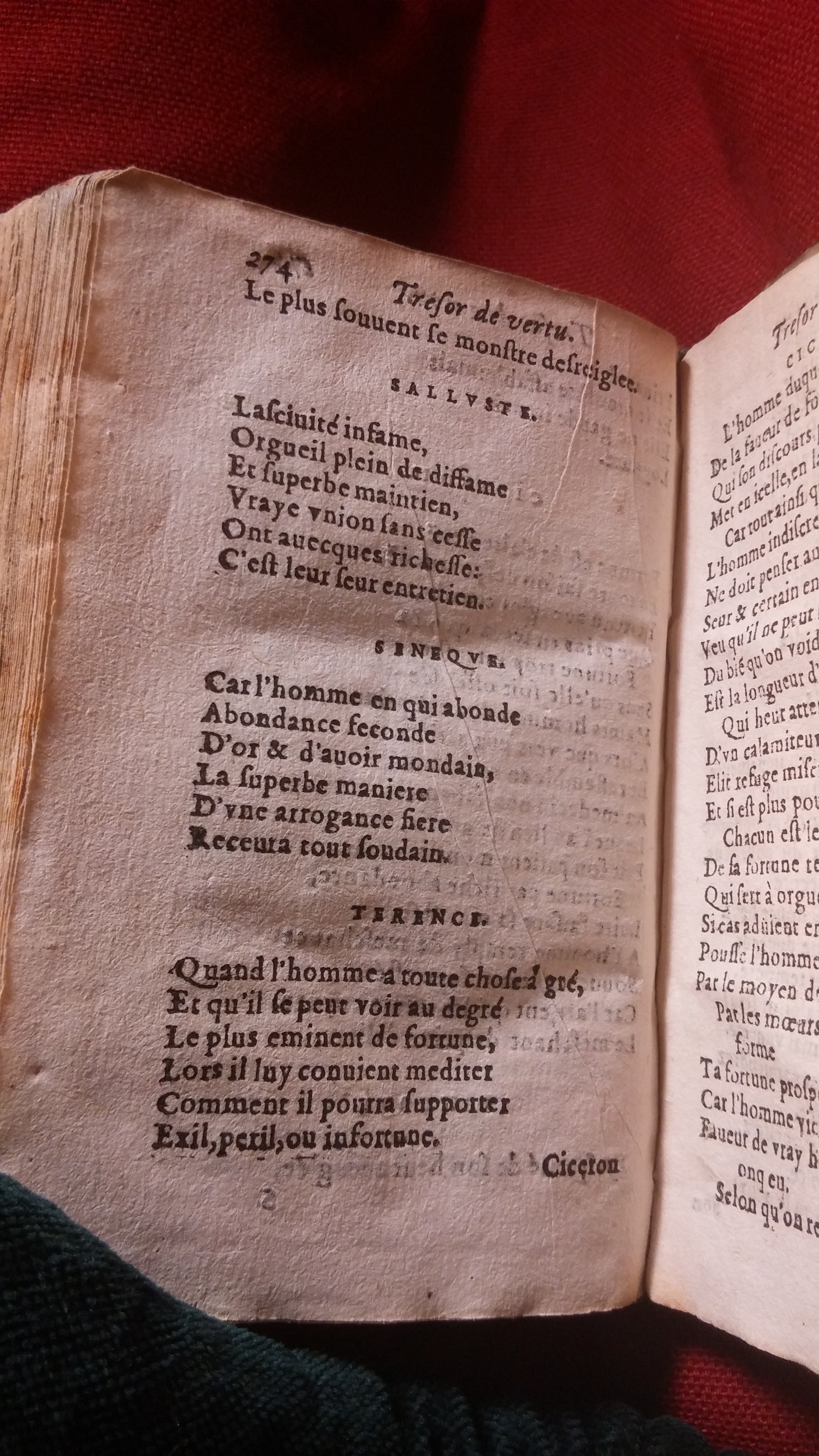 1583 - Benoît Rigaud - Trésor de vertu - BnF
