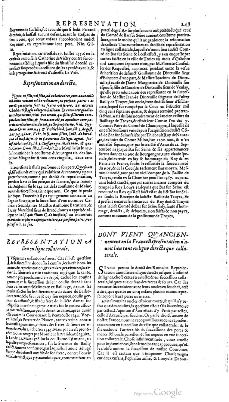 1629 - Veuve Nicolas Buon - Trésor du droit français (21754 T. 3) - BM Lyon
