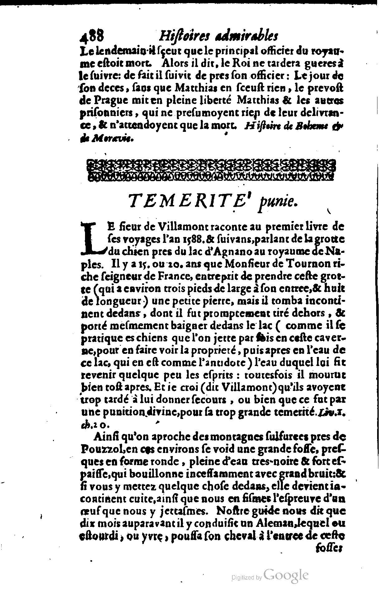 1628 - Jacques Crespin - Trésor d’histoires admirables et mémorables - BSB Munich