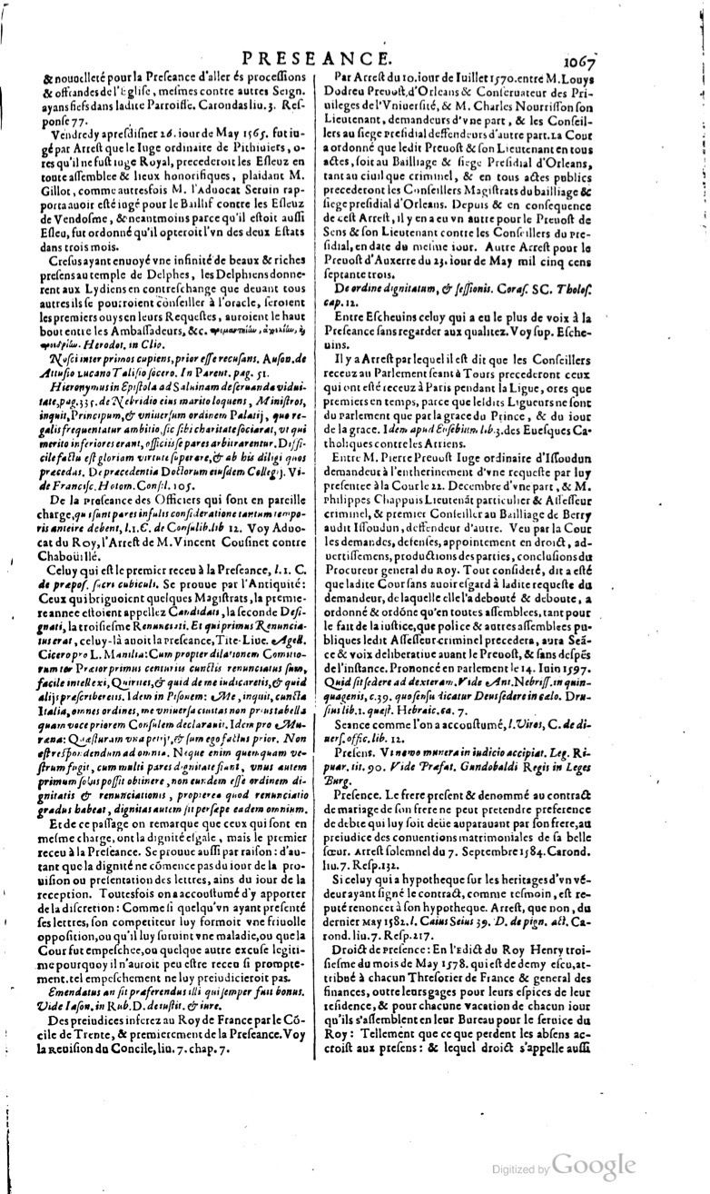 1629 - Veuve Nicolas Buon - Trésor du droit français (29620 T. 2) - BM Lyon