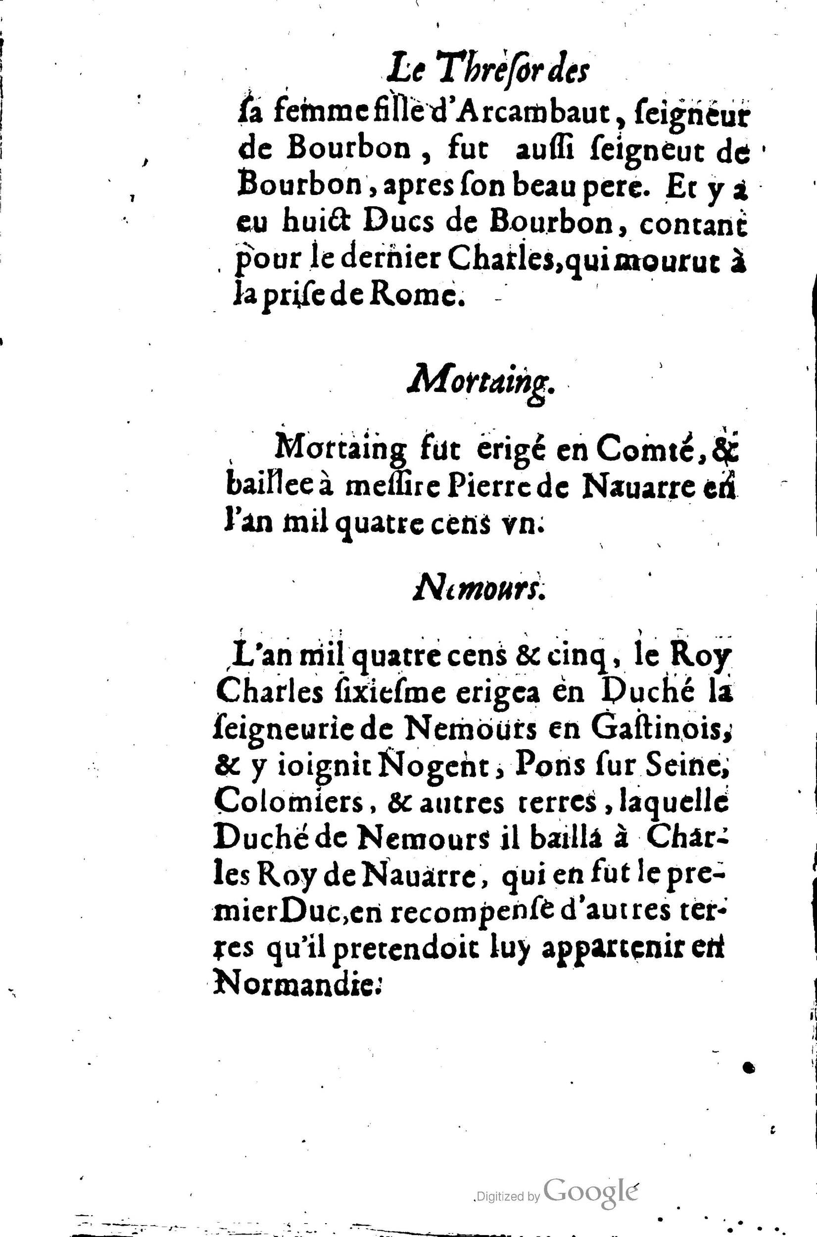 1619 - Jean Corrozet - Trésor des histoires de France - BSB Munich