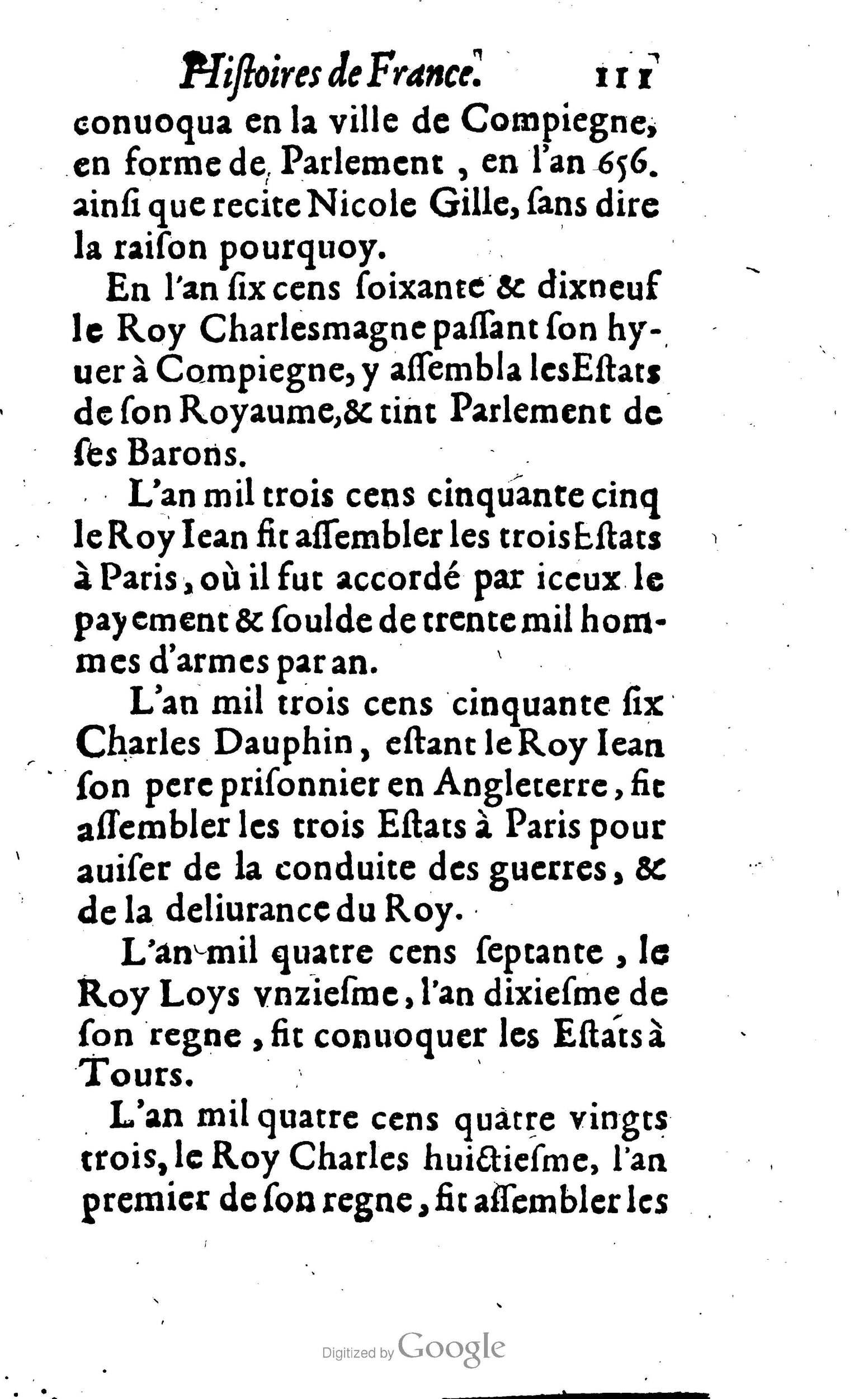 1619 - Jean Corrozet - Trésor des histoires de France - BSB Munich