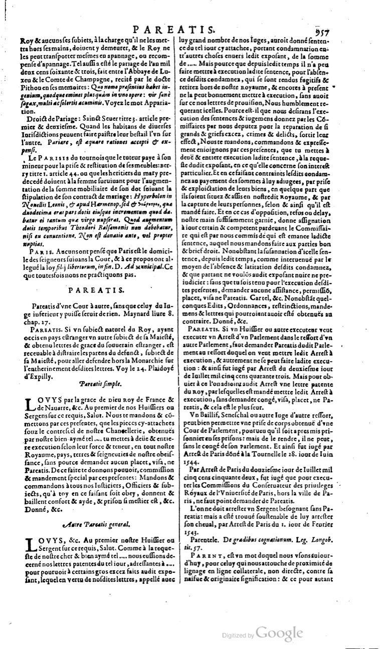 1629 - Veuve Nicolas Buon - Trésor du droit français (21754 T. 2) - BM Lyon 1629 - Veuve Nicolas Buon - Trésor du droit français (21754 T. 2) - BM Lyon
