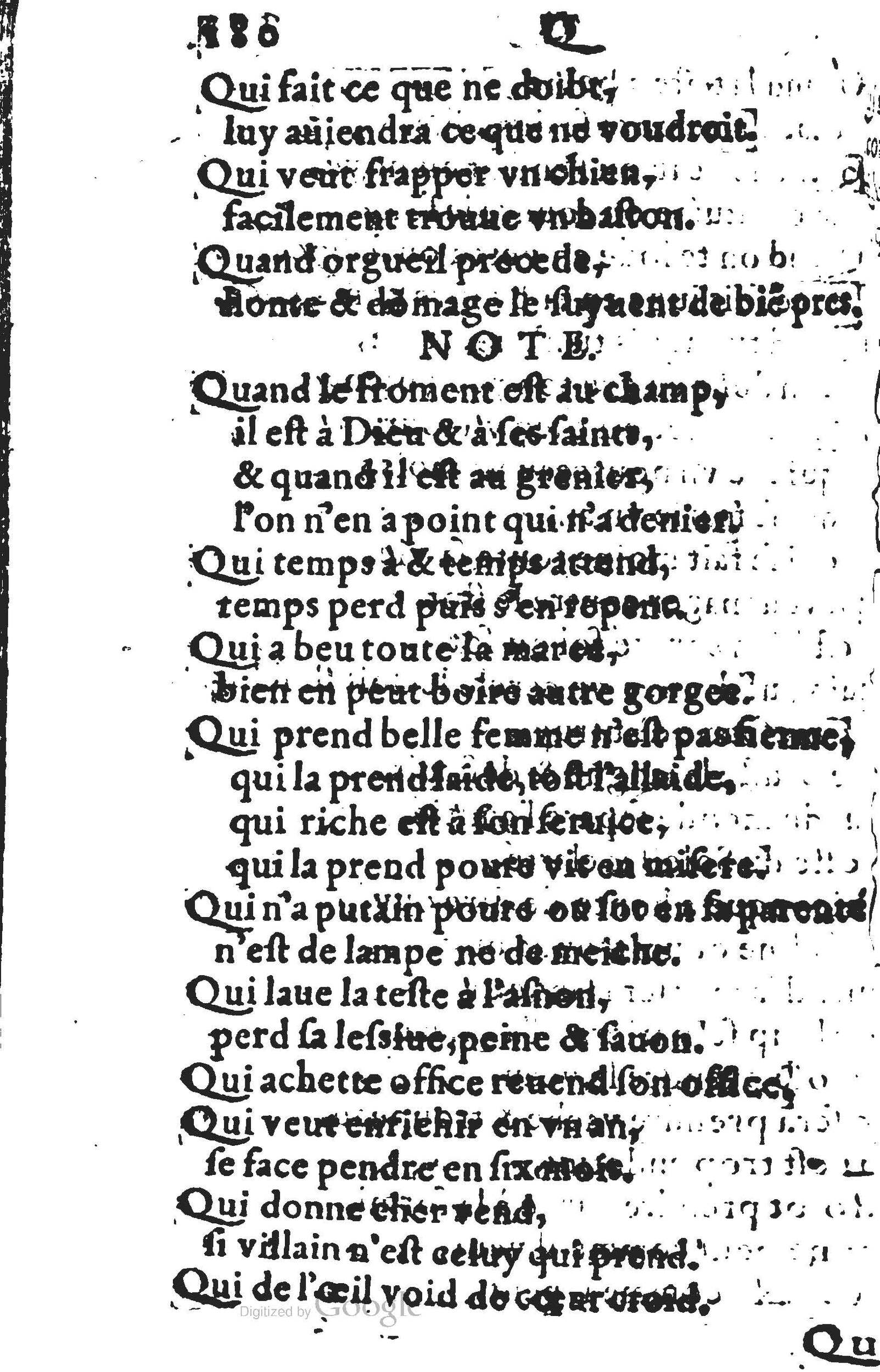 1578 - Nicolas Lescuyer - Trésor des sentences dorées - UGent 1578 - Nicolas Lescuyer - Trésor des sentences dorées - UGent